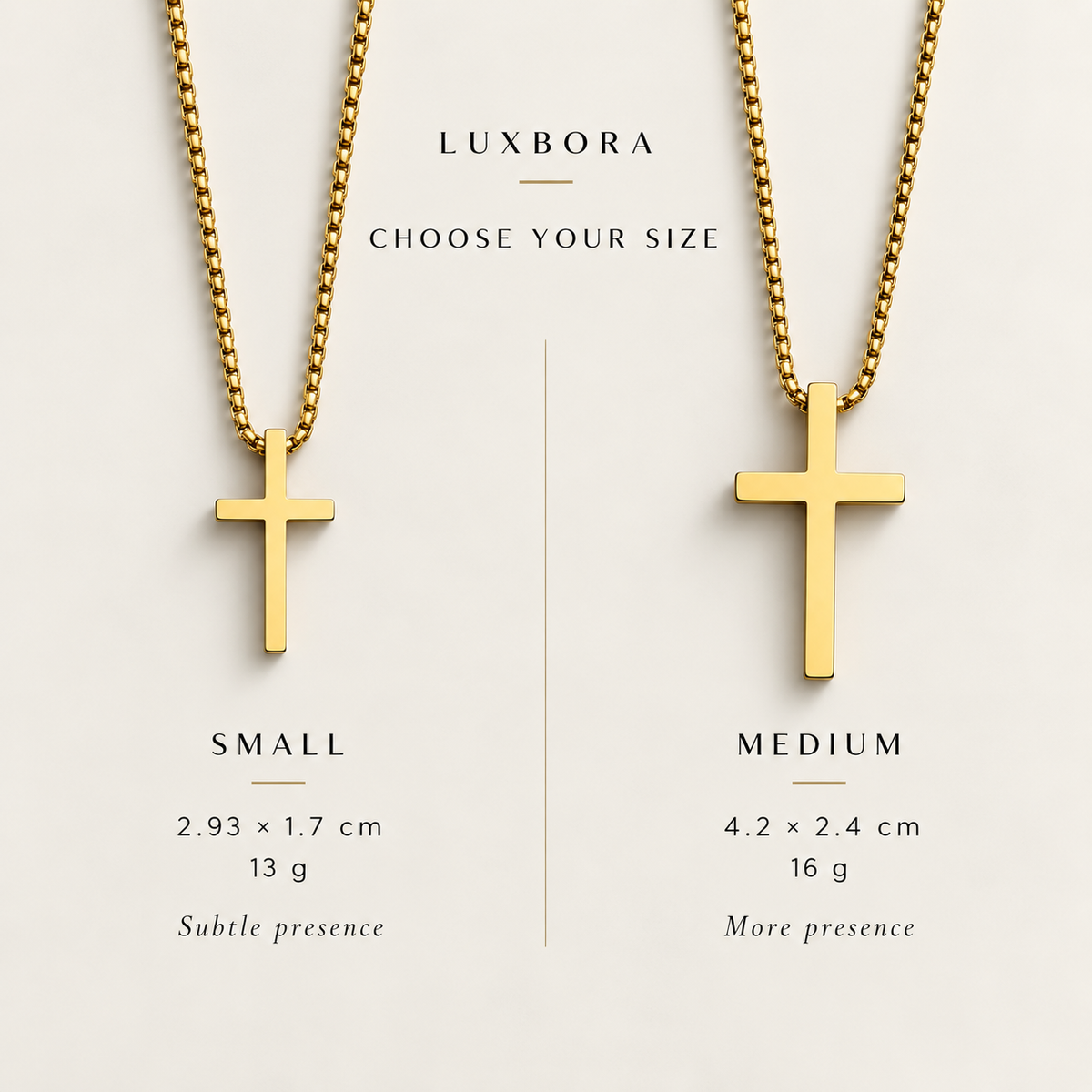 The Cross Pendant Necklace